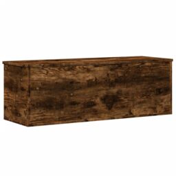 Berkfield Home Storage Box Smoked Oak 102x35x35 cm Engineered Wood in Brown - Size: 102 x 35 x 35 cm - thumbnail 6
