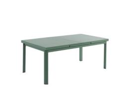 Vente-unique Aluminium Garden Dining Set: One Extendable Table 180/240Cm & 6 in Green - thumbnail 8