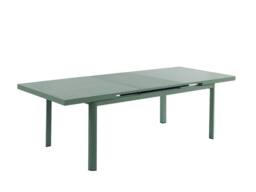 Vente-unique Aluminium Garden Dining Set: One Extendable Table 180/240Cm & 6 in Green - thumbnail 6