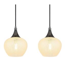 Netlighting Maxy Bar Pendant Ceiling Light Gunmetal Clear Glass Shade 4x E27 in Grey - thumbnail 4
