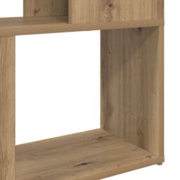 Berkfield Home Bookshelf Artisan oak Particle board 60 x 24 x 155 cm Bookshelf in Brown - thumbnail 8