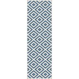 runrug Carpet Runner Rug - Indoor/Outdoor, Reversible, 2mm - 'Blue Lagoon' in Blue - Size: 70 cm x 360 cm - thumbnail 5