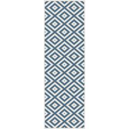 runrug Carpet Runner Rug - Indoor/Outdoor, Reversible, 2mm - 'Blue Lagoon' in Blue - Size: 70 cm x 360 cm - thumbnail 6