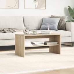 Berkfield Home TV Cabinet Sonoma Oak 80x40x40 cm Engineered Wood in Brown - Size: 80 x 40 x 40 cm - thumbnail 4