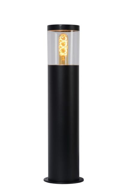 Lucide 'FEDOR' Dimmable Stylish Decorative Garden Outdoor Bollard Light 1xE27 in Black - image 1