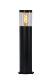 Lucide 'FEDOR' Dimmable Stylish Decorative Garden Outdoor Bollard Light 1xE27 in Black - thumbnail 1