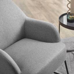 Cheshire Premium Stylish Davos Accent Chair in Grey - thumbnail 3