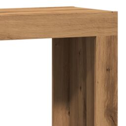 Berkfield Home Nesting Coffee Tables 3 pcs Artisian Oak Engineered Wood in Brown - thumbnail 6