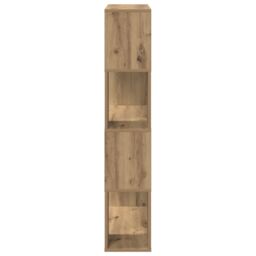 Berkfield Home Bookcase Artisan oak Engineered wood 80 x 24 x 124 cm Storage in Brown - thumbnail 6