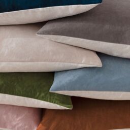 Yard Darland Velvet Cushion in Light Grey - Size: 40 cm x 60 cm - thumbnail 7