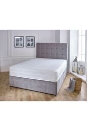 eXtreme Comfort Ltd Men's Straight Line Memory Foam Spring Mattress in White - Size: King - thumbnail 2