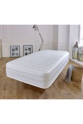 eXtreme Comfort Ltd Men's Straight Line Memory Foam Spring Mattress in White - Size: King - thumbnail 4