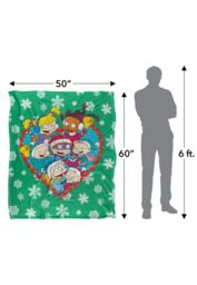 Nickelodeon Rugrats Group Christmas Silky Touch Super Soft Throw Blanket 152 X 127 cm in White - thumbnail 5