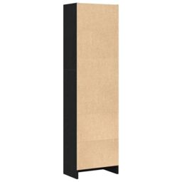 Berkfield Home Bookcase Black Oak 40x24x143 cm Engineered Wood in Brown - Size: 40 x 24 x 143 cm - thumbnail 7