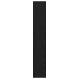 Berkfield Home Bookcase Black Oak 40x24x143 cm Engineered Wood in Brown - Size: 40 x 24 x 143 cm - thumbnail 6