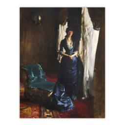 "Artery8 Madame Paul Escudier Portrait Sargent Wall Art Poster Print - Size: W24"" x H32""" - thumbnail 1