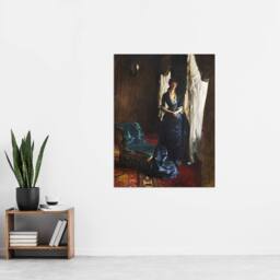 "Artery8 Madame Paul Escudier Portrait Sargent Wall Art Poster Print - Size: W24"" x H32""" - thumbnail 4