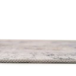 Kukoon Blue Abstract Soft Chenille Washable Living Room Area Rug in White - Size: 80 cm x 150 cm - thumbnail 6