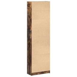Berkfield Home Wardrobe Smoked Oak 55x25x189 cm Engineered Wood in Brown - Size: 55 x 25 x 189 cm - thumbnail 8