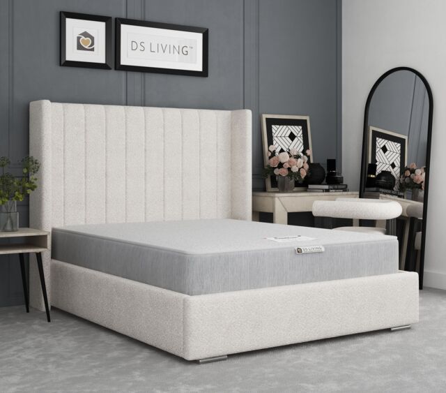 DS Living Premium Comfort Orthopaedic Medium-Firm Mattress in Grey - Size: Double - image 1