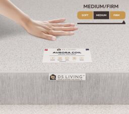 DS Living Premium Comfort Orthopaedic Medium-Firm Mattress in Grey - Size: Double - thumbnail 4