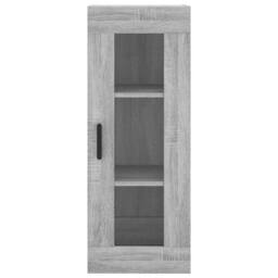 Berkfield Home Highboard Grey Sonoma 34.5x34x180 cm Engineered Wood - thumbnail 6