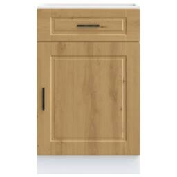 Berkfield Home Kitchen Base Cabinet¬†Porto Artisan Oak Engineered Wood in Brown - thumbnail 4