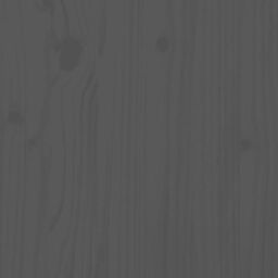Berkfield Home Bed Headboard Grey 106x4x100 cm Solid Wood Pine - Size: 106 x 4 x 100 cm - thumbnail 5