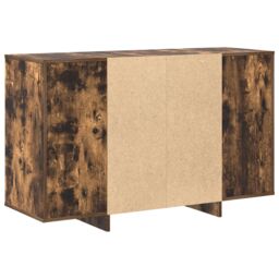 Berkfield Home Smoked Oak Sideboard Smoked Oak Engineered Wood 120 x 41 x 75 cm in Brown - thumbnail 8