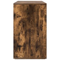 Berkfield Home Smoked Oak Sideboard Smoked Oak Engineered Wood 120 x 41 x 75 cm in Brown - thumbnail 7