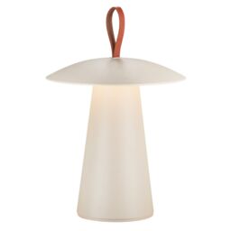 Nordlux Modern Outdoor Table Battery Light Sand Aluminium Intergrated LED Touch Dimmer - Battery, IP54 in Light Beige - thumbnail 1