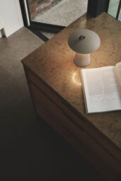 Nordlux Modern Outdoor Table Battery Light Sand Aluminium Intergrated LED Touch Dimmer - Battery, IP54 in Light Beige - thumbnail 3