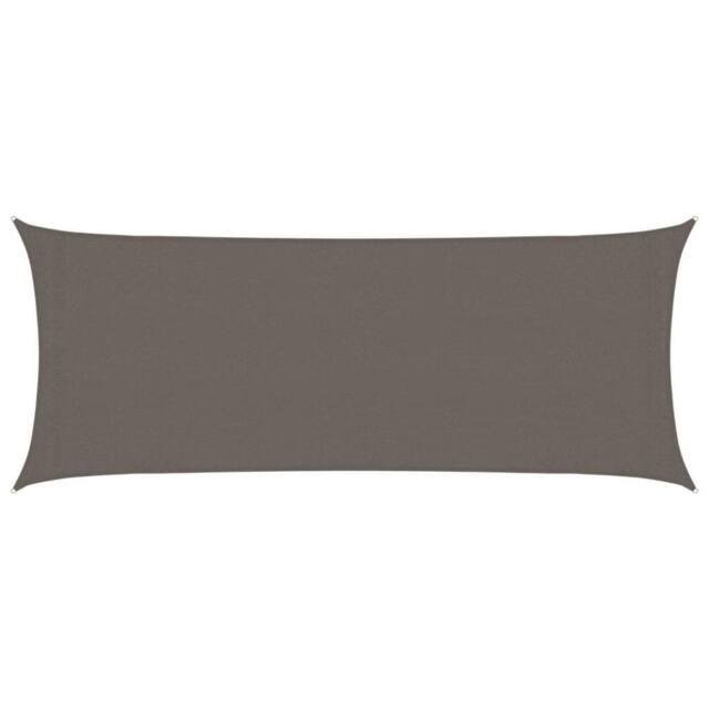 Berkfield Home Sunshade Sail 160 g/m ² Anthracite 2x5 m HDPE in Dark Grey - image 1