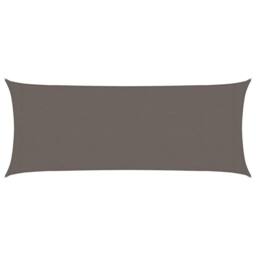 Berkfield Home Sunshade Sail 160 g/m ² Anthracite 2x5 m HDPE in Dark Grey - thumbnail 1