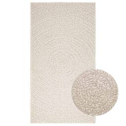 Berkfield Home Rug ZIZUR Cream 80x150 cm Jute Look Indoor & Outdoor - Size: Medium - thumbnail 2