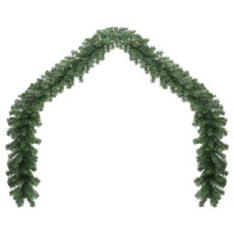 Berkfield Home Christmas Garland with LED Lights 5 m - thumbnail 2
