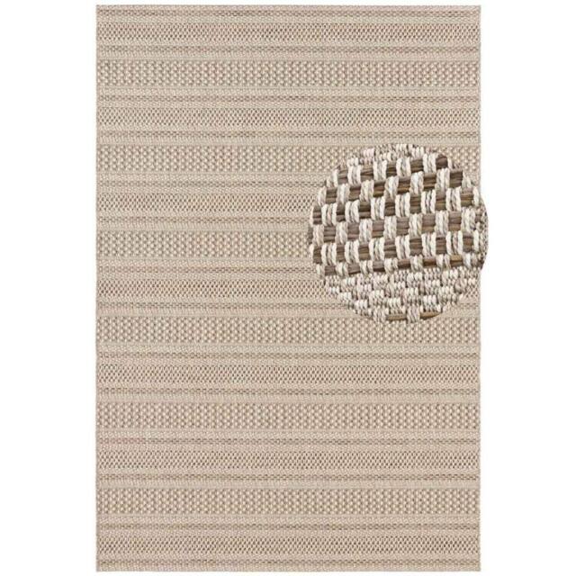 THE RUGS Arras Indoor Outdoor Rug & Runner Flatwoven Polypropylene Rug in Cream - Size: 80 cm x 150 cm - image 1
