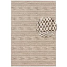 THE RUGS Arras Indoor Outdoor Rug & Runner Flatwoven Polypropylene Rug in Cream - Size: 80 cm x 150 cm - thumbnail 1