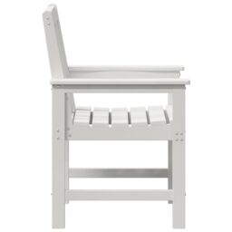 Berkfield Home Garden Dining Chairs 4 pcs White 65, 5x55, 5x88 cm HDPE - thumbnail 6