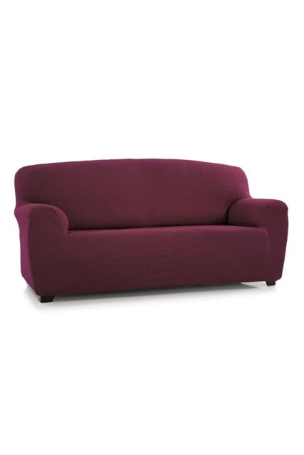 Homescapes Luxury 'Clare' Two Seater Armchair Cover Slipcover Protector in Purple - image 1