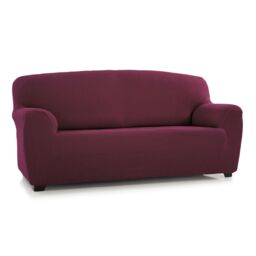 Homescapes Luxury 'Clare' Two Seater Armchair Cover Slipcover Protector in Purple - thumbnail 2