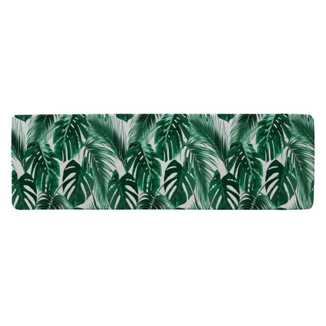 Benjamin Tate Design Palm Leaves Runner Rug in Natural - Size: 67 cm x 230 cm - image 1