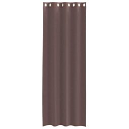 Berkfield Home Voile Curtains with Grommets 2 pcs Brown 140x260 cm - thumbnail 4