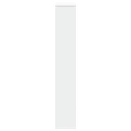 Berkfield Home Durable Bookcase White 72x20x120 cm Engineered Wood - Size: 72 x 20 x 120 cm - thumbnail 6