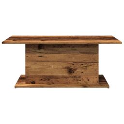 Berkfield Home Coffee Table Old Wood 102x55.5x40 cm Engineered Wood in Brown - thumbnail 4