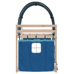 Berkfield Home Bunk Bed without Mattress Blue 80x200 cm Solid Wood Pine - thumbnail 6
