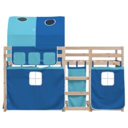Berkfield Home Bunk Bed without Mattress Blue 80x200 cm Solid Wood Pine - thumbnail 5