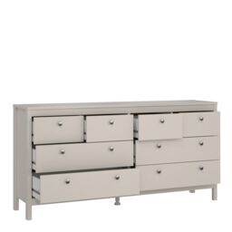 Furniture To Go Madrid Double Dresser 4+4 Drawers in Cashmere in Beige - thumbnail 5