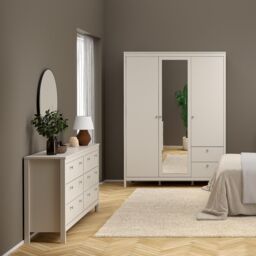Furniture To Go Madrid Double Dresser 4+4 Drawers in Cashmere in Beige - thumbnail 6