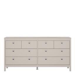 Furniture To Go Madrid Double Dresser 4+4 Drawers in Cashmere in Beige - thumbnail 2